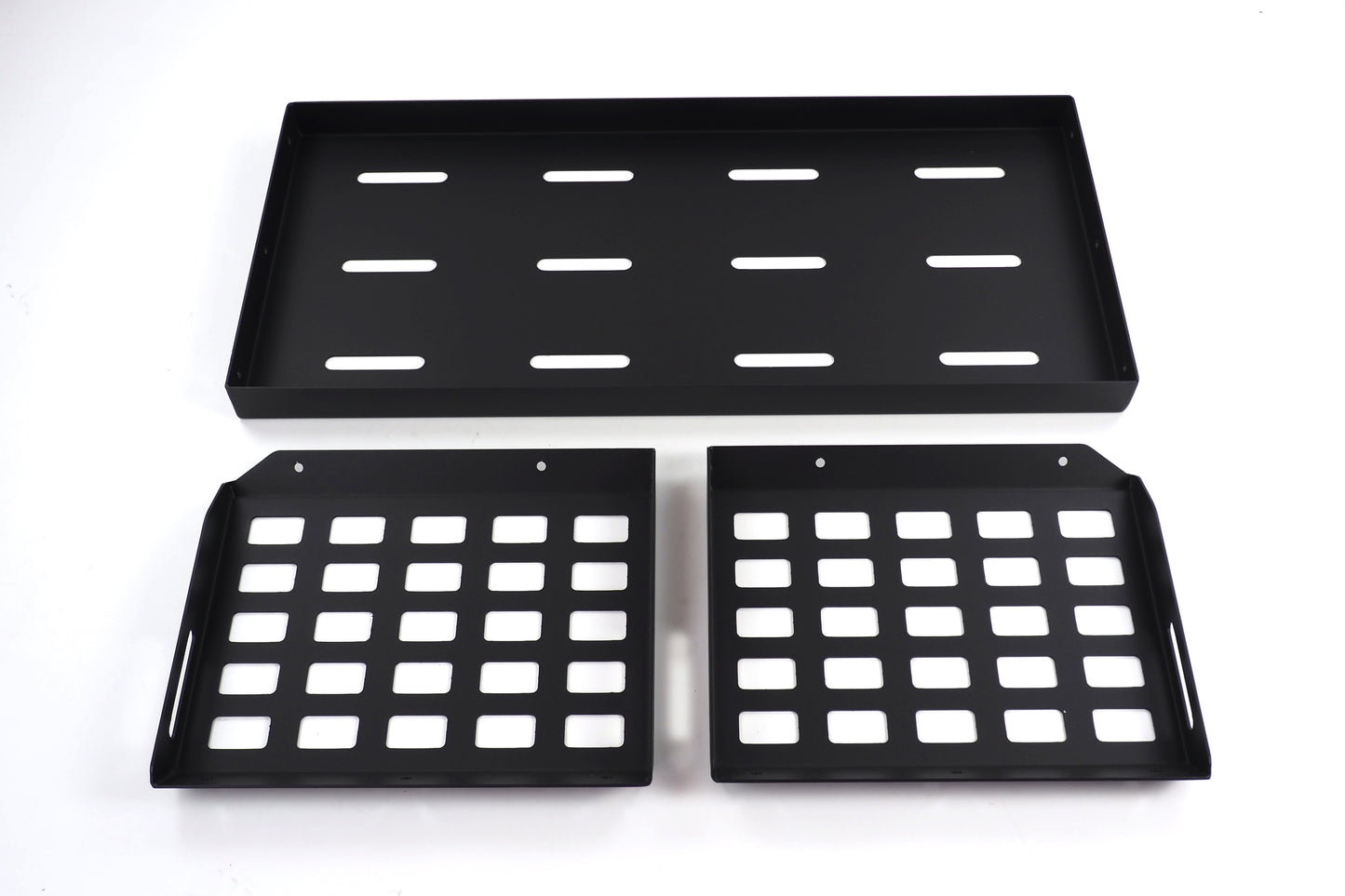 Trunk Storage Rack in Iron Land Rover Defender 110
