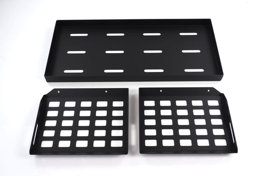 Trunk Storage Rack in Iron Land Rover Defender 110