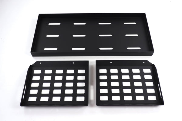 Trunk Storage Rack in Iron Land Rover Defender 110