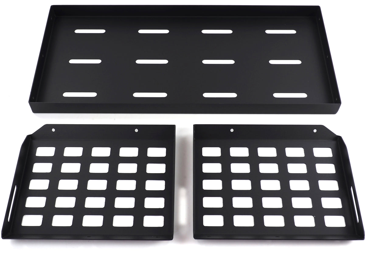 Trunk Storage Rack in Iron Land Rover Defender 110