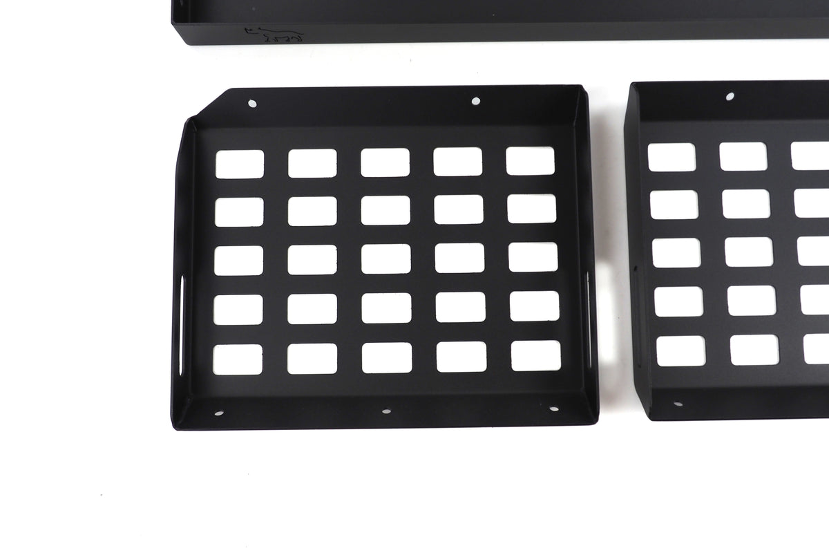Trunk Storage Rack in Iron Land Rover Defender 110