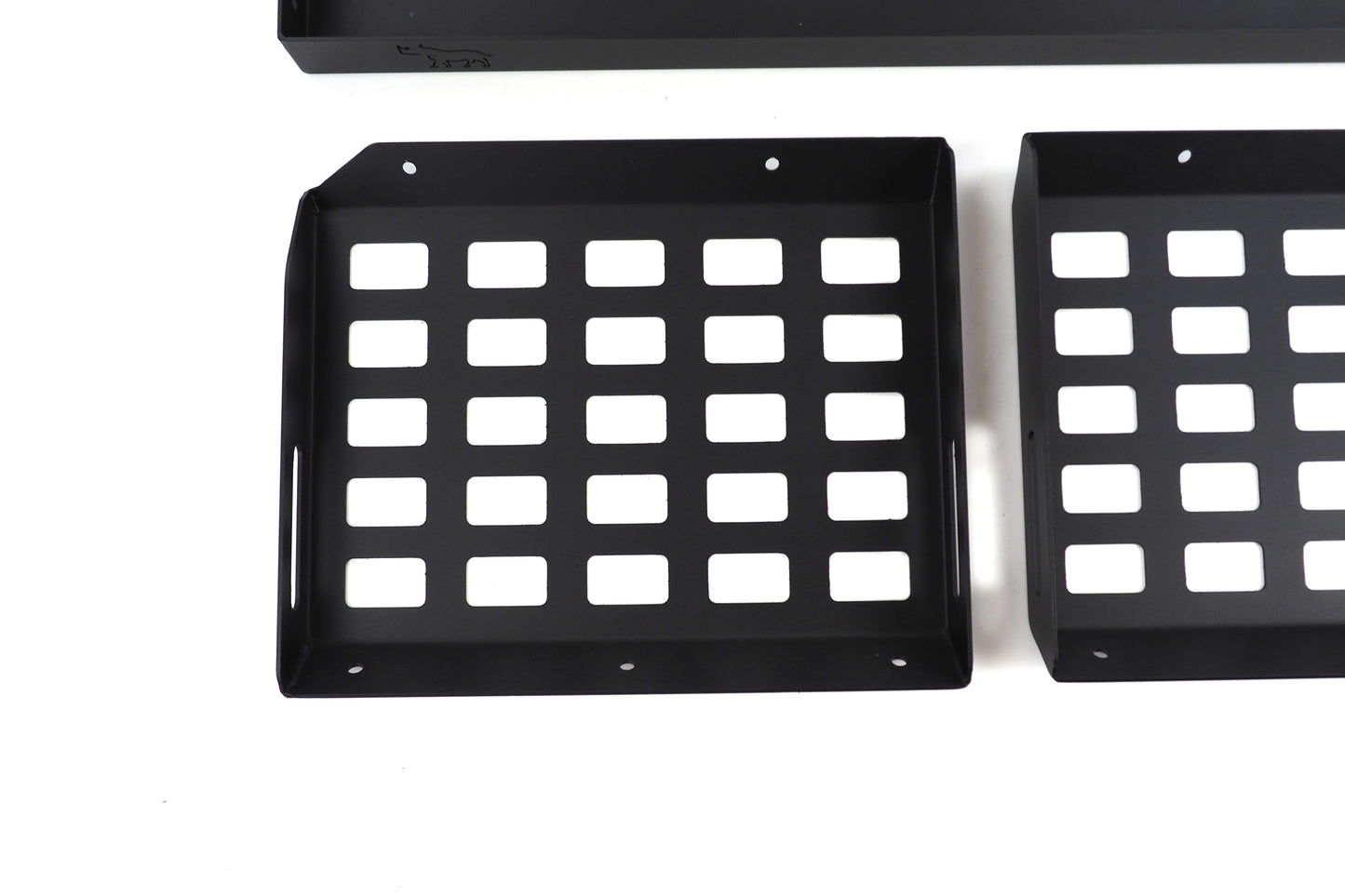 Trunk Storage Rack in Iron Land Rover Defender 110