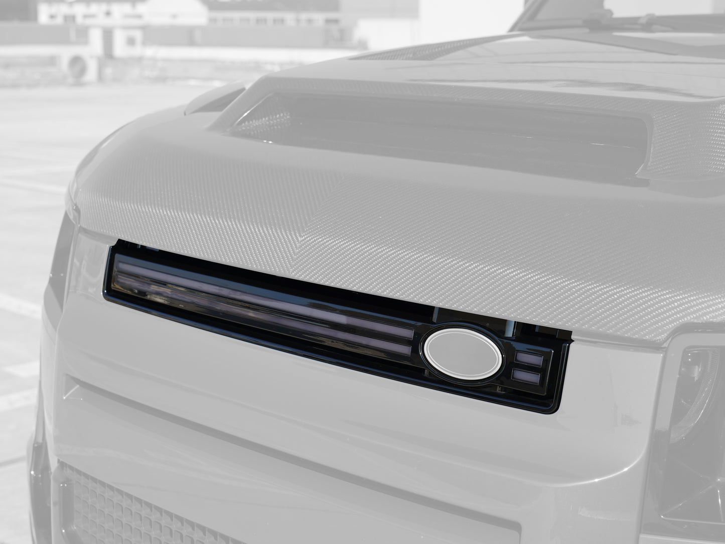 Front Bumper Grille w/ integrated Led Lights for Land Rover Defender 90/110 (2020-present)