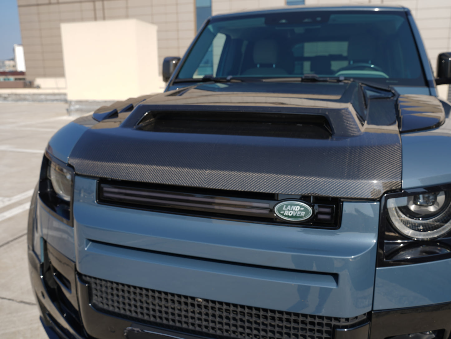 Front Bumper Grille w/ integrated Led Lights for Land Rover Defender 90/110 (2020-present)
