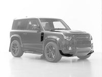 Side Vent Cover Gloss Black for Land Rover Defender 90/110 (2020-present)