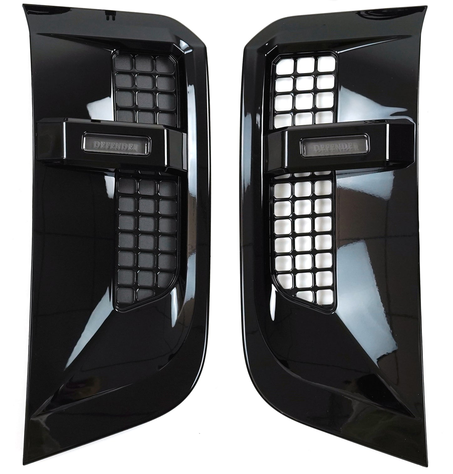 Side Vent Cover w/ Light Gloss Black for Land Rover Defender 90/110 (2020-present)