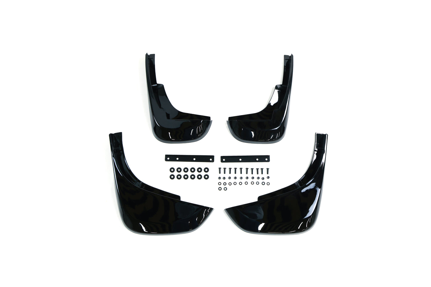 Mud Flaps Short Gloss Black for Land Rover Defender 90/110 (2020-present)