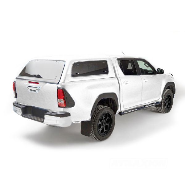 Hardtop Aeroklas Stylish for Toyota Hilux Double Cab (16-) -Pop-up side window -with central locking