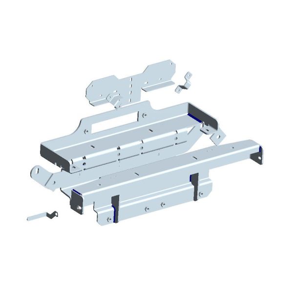 ATX 4x4 hidden winchmount for VW Amarok (17-) (ONLY FOR VR EVO 8S & 10S + ZEON 8/10/10 Platinum - Tüv approved!!)