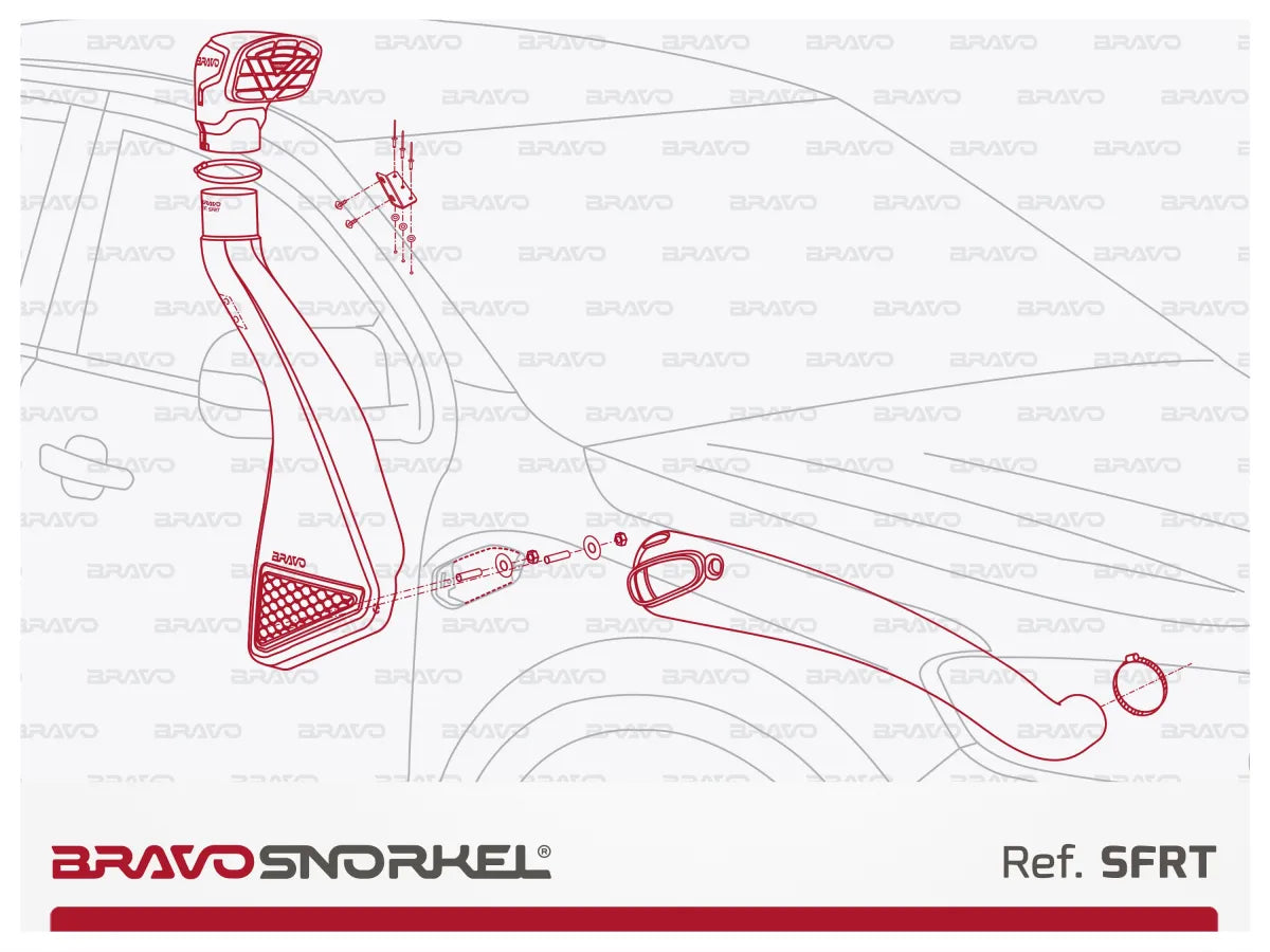 BRAVO SNORKEL FORD RANGER RAPTOR (2019 - 2022)