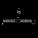 BARRE LED SIBERIA 22" DOUBLE 194W