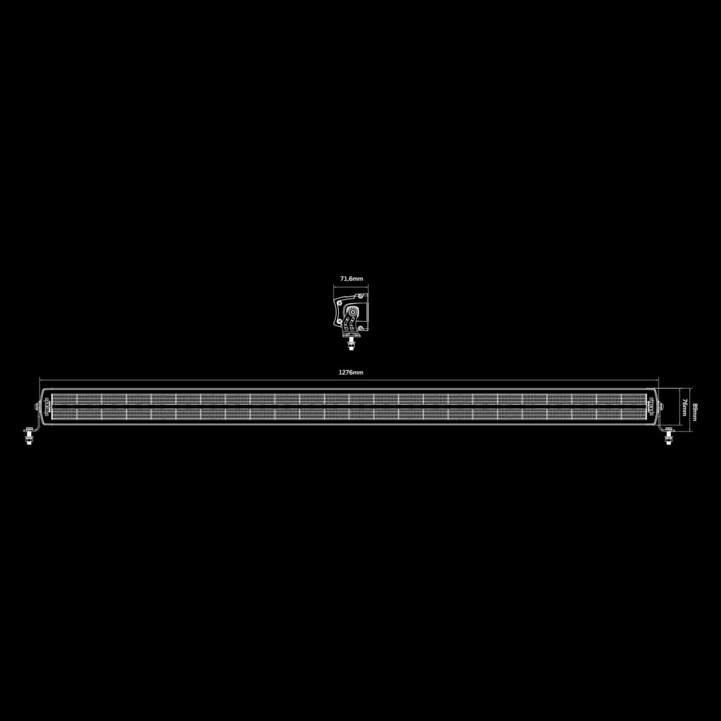 BARRE LED SIBERIA 50" DOUBLE 498W