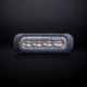 DARK KNIGHT STROBOSCOOPLAMP AMBER 4 LED HELDERE LENS