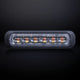 DARK KNIGHT STROBOSCOOPLAMP AMBER 6 LED HELDERE LENS