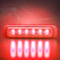 DARK KNIGHT STROBOSCOOPLAMP ROOD 6 LED