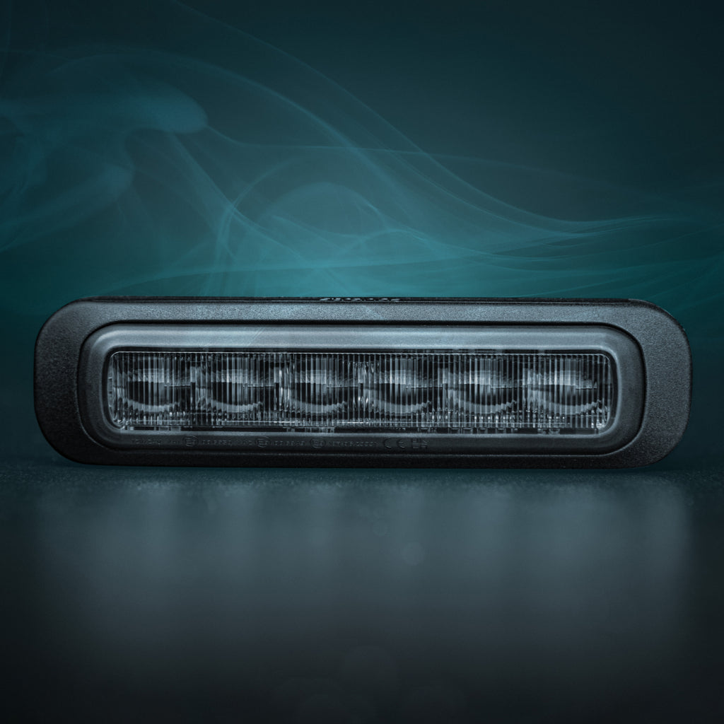 DARK KNIGHT STROBOSCOOPLAMP ROOD 6 LED