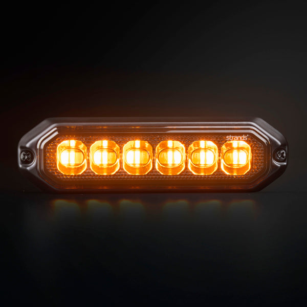 DUO DE LUMIÈRES STROBOSCOPIQUES DARK KNIGHT 6 LED