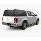 hardtop Aluminium Rhinoman Xpedition for Volkswagen Amarok Double Cab (11-22) in Matt Black -lift-up panels & lift up rear window