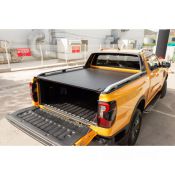 Aeroklas Electric rollcover in black Ford Ranger DC & Ranger Raptor + VW Amarok DC (23-)