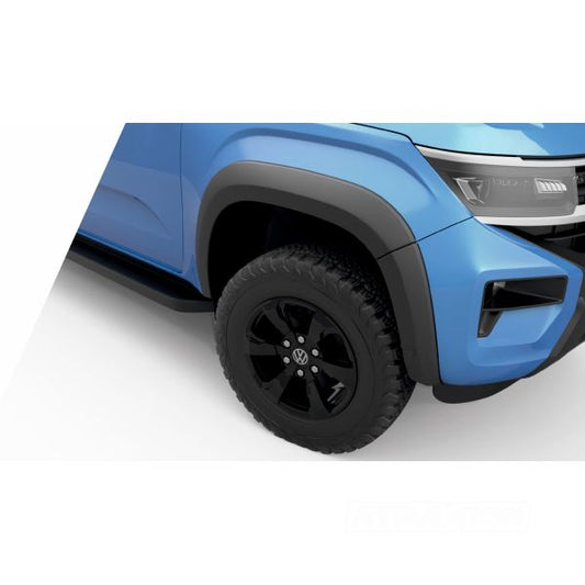 EGR Matt Black Smooth fender flares 35mm for Volkswagen Amarok DC (23-) (full set)