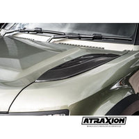 Aérateurs de capot en carbone apparents pour Land Rover Defender 90/110