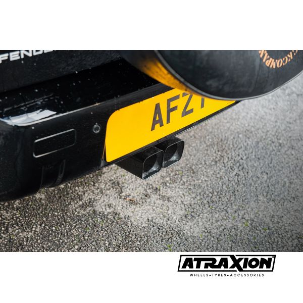 Diesel Twin Exhaust P300 2.0 liter systeem voor Land Rover Defender 110