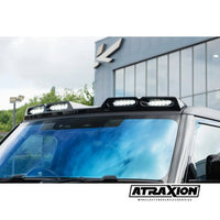 Front Roof Shield with Quadruple LED Lights for Land Rover Defender 90/110