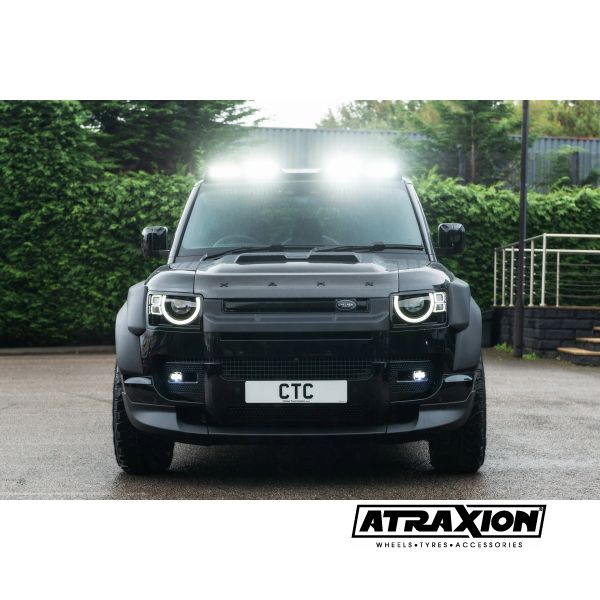 Bouclier de toit avant avec quatre feux à LED pour Land Rover Defender 90/110