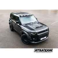Front Roof Shield with Quadruple LED Lights for Land Rover Defender 90/110