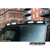 Front Roof Shield with Quadruple LED Lights for Land Rover Defender 90/110