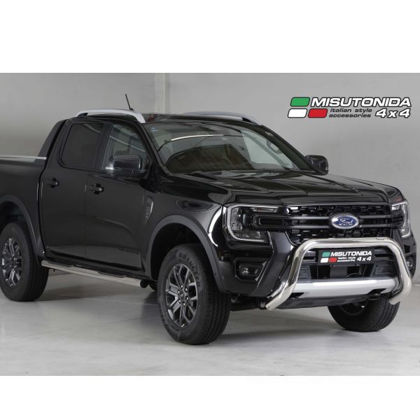 Misutonida inox Bullbar 76mm for Ranger (23+) -EU -cert
