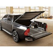 RealTruck - Mountain Top Style tonneau cover in silver for Toyota Hilux XC (16-) - 75kg load capacity