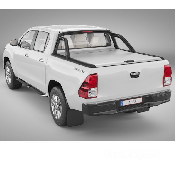 RealTruck - Mountain Top MTR Rollcover in silver for Toyota Hilux DC (16-)