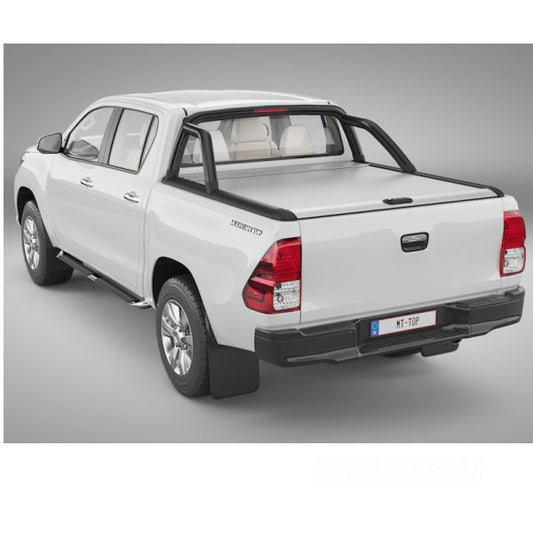 RealTruck - Mountain Top MTR Rollcover in silver for Toyota Hilux DC (05-16)