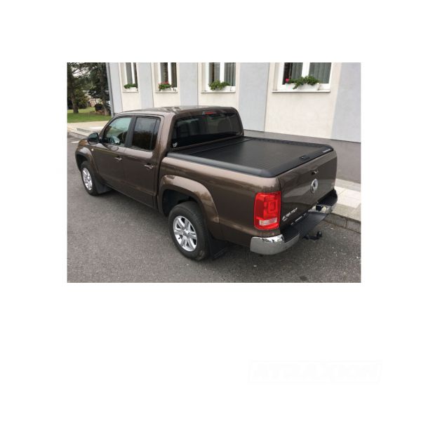 RealTruck - Mountain Top MTR Rollcover in black for Volkswagen Amarok DC (10-22) - Incl locking bracket for tailgate