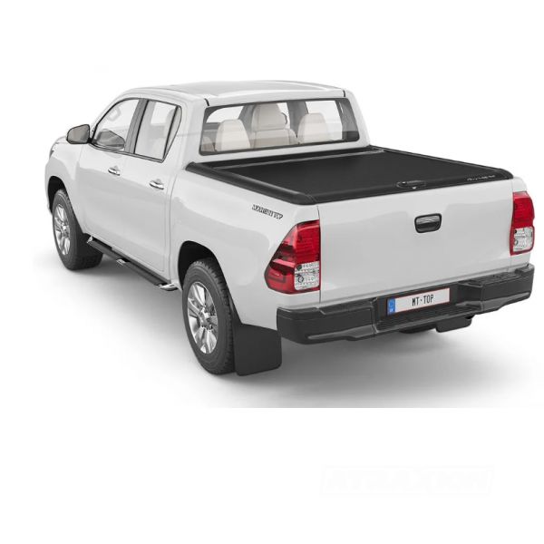 RealTruck - Mountain Top MTR Rollcover in black for Toyota Hilux XC (05-16) - Incl locking bracket for tailgate
