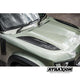 Aérateurs de capot en carbone apparents pour Land Rover Defender 90/110