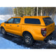 Hardtop Aeroklas Stylish for Ford Ranger Double Cab (2012 - 22) in PN4GM agate black -Pop-out side windows -with central locking