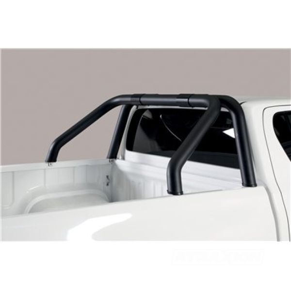 Misutonida inox black rollbar 76mm for Toyota Hilux (16-) DC
