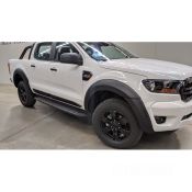 EGR Matt Black Smooth fender flares 40mm for Ford Ranger DC (Wildtrak) (19-22) (full set)