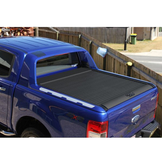 RealTruck - Mountain Top roller tonneau cover in black for Ford Ranger & Ranger Raptor 19-22 DC Wildtrak (11-22)