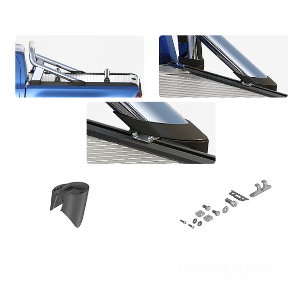 RealTruck - Mountain Top Adapter kit MTR Rollcover for Toyota Hilux (16-) use with OE rollbar