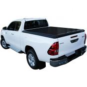 Upstone tonneau cover in black for Toyota Hilux DC (16-)