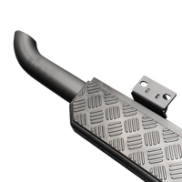 URBAN Black Shadow Side Steps - Geruite afwerking 110/130