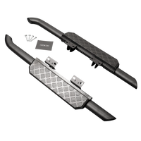 URBAN Black Shadow Side Steps - Geruite afwerking 90