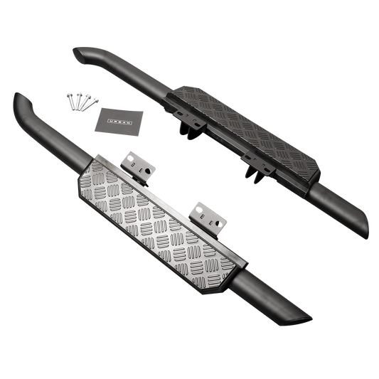 URBAN Black Shadow Side Steps - Chequer Finish 90