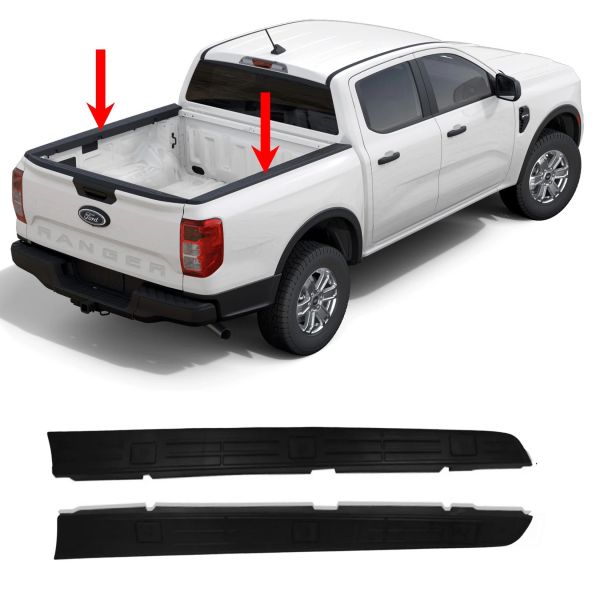 DC bedrail cap set for Ford Ranger/Raptor (23-)
