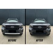 ATX 4x4 Gloss black front bumper cover for Ford Ranger Wildtrak DC (23-)