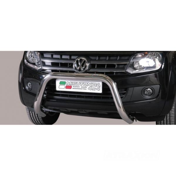 Misutonida inox Bullbar 76mm for Amarok (Trend Line) ( 10-) -EU -cert