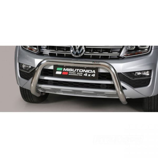 Misutonida inox Bullbar 76mm for Amarok (Highline/V6) ( 10- & 16-) -EU -cert